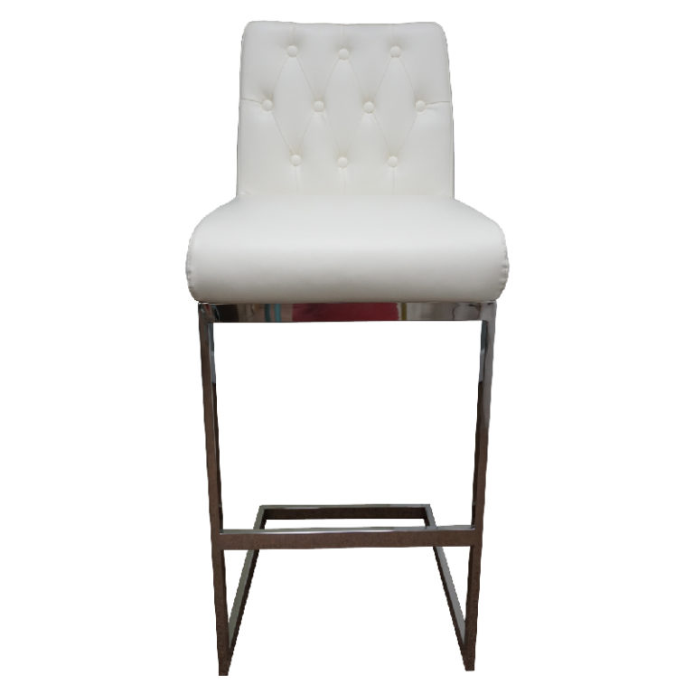 Palm White Stool The Lounge