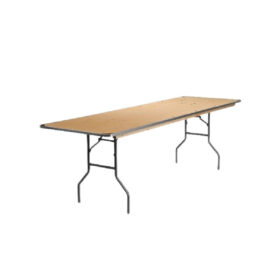 72”x30” Folding Table – Rectangular/Natural