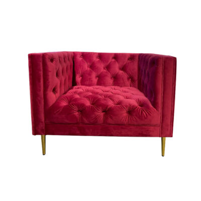 Lombardy Armchair - Fuchsia