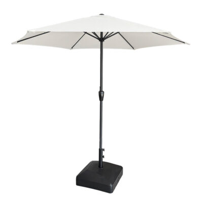 White Umbrella 8'.8"D x 8'H