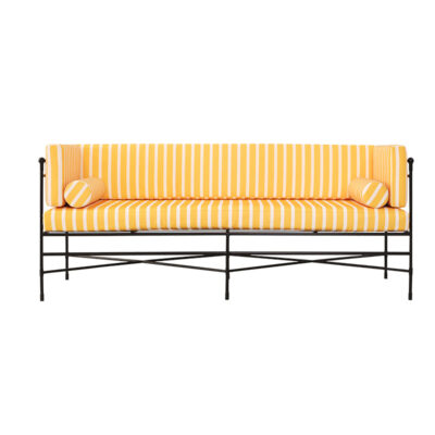 Montriani Sofa Yellow / White Stripes