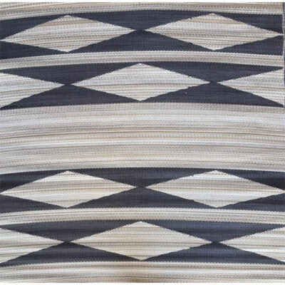 Diamond Black Outdoor Rug 6' x 9'