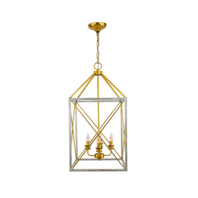 Monteclair Lantern Lamp - Silver