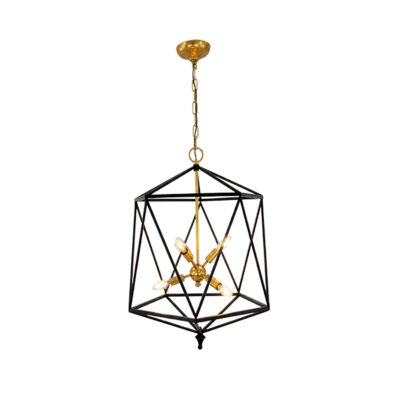 Kesington Lantern Lamp - Black Iron