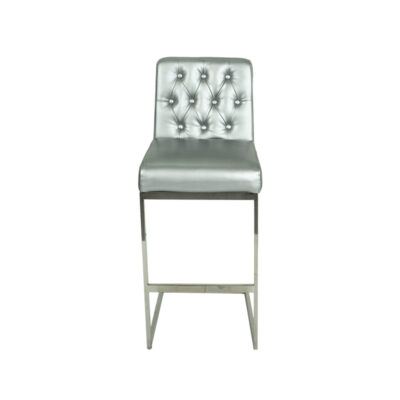Avenue stool - Silver