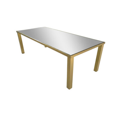 Eclipse Rectangular Table Gold